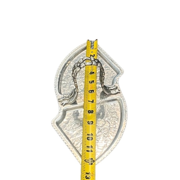 Vintage Hand Forged Aluminum Rodney Kent Relish Pickle Tray W/O Glass Inserts - Picture 6 of 9